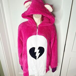 Fortnite Cuddle Team Leader Fleece Hoodie Hot Pink Medium
